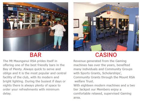 pokies mount maunganui|Mount Maunganui RSA Club Pokies, TAB, Bars, Hours, Menu, Map.
